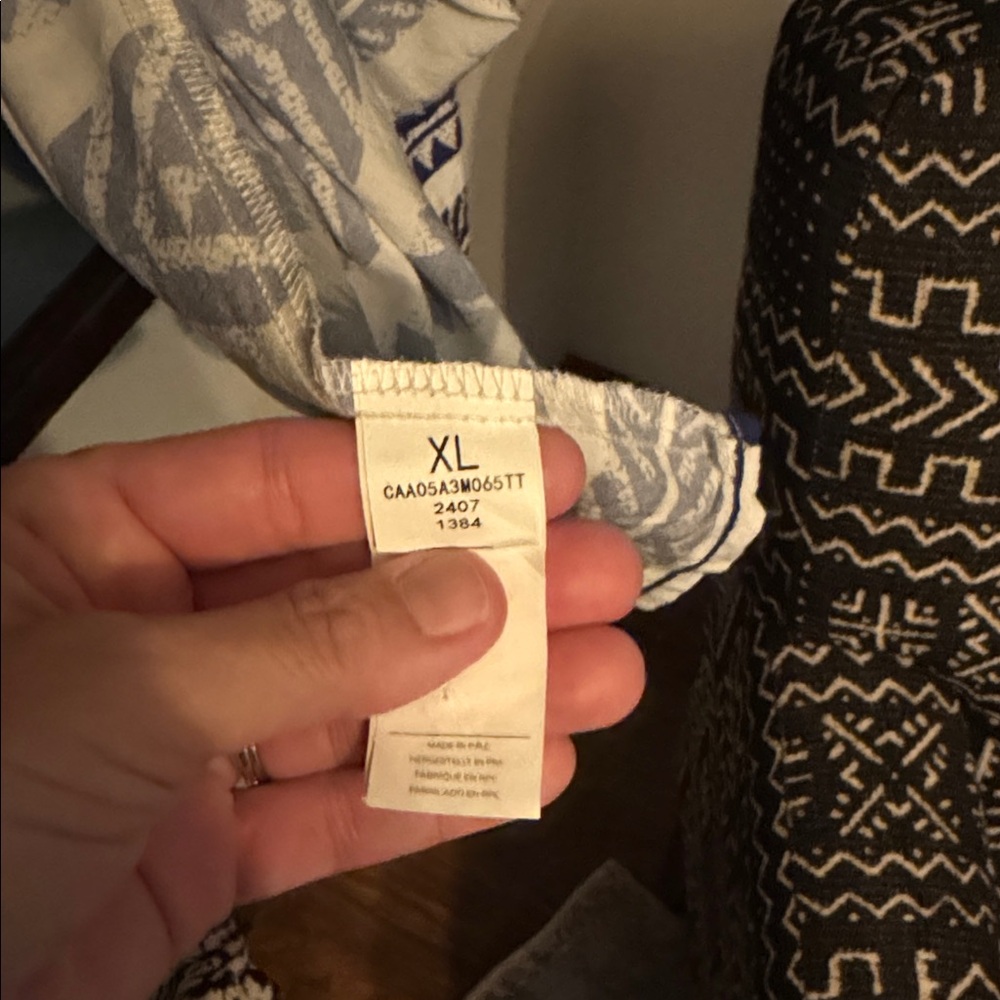 Cupshe White and Navy Patterned Mini Dress - Picture 4 of 6